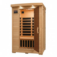 Coronado 2-Person Hemlock Deluxe Infrared Sauna with 6 Carbon Heaters