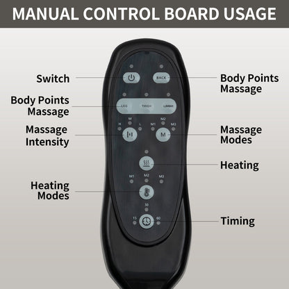 Power Lift Recliner Chair with Massage and Heat - ComfortMAX