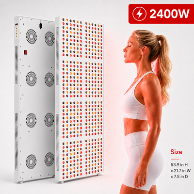 Red Light & Near Infrared Light Panel, Full Body, 2400W