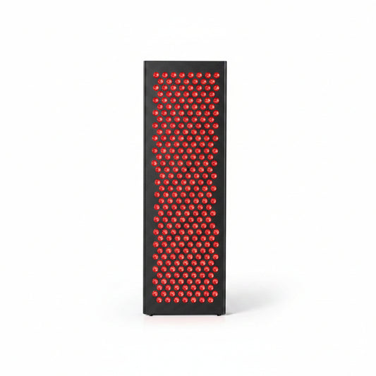 Red Light Therapy Box, 5In1 LED with 630-660-810-830-850, Metal Case, 3 Modes Red Light Panel with Soft Belt, 6 Timing Set - 9 Pulse Modes - 4-Level - Red Light Therapy Panel for Body