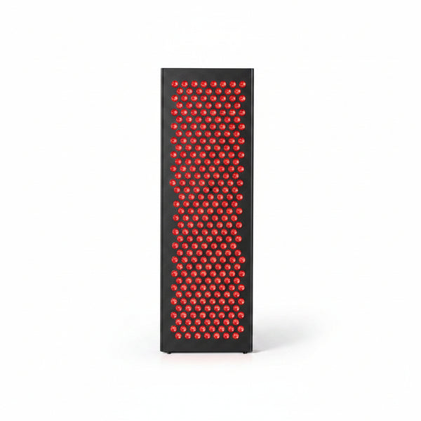 Red Light Therapy Box, 5In1 LED with 630-660-810-830-850, Metal Case, 3 Modes Red Light Panel with Soft Belt, 6 Timing Set - 9 Pulse Modes - 4-Level - Red Light Therapy Panel for Body