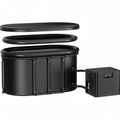 1/3HP Ice Bath Chiller & 148Gal Cold Plunge Tub Bundle | Cold Plunge Chiller with Built-In Pump & Filter, Insulated Ice Bath Tub for Cold Therapy, Recovery, Muscle Relaxation