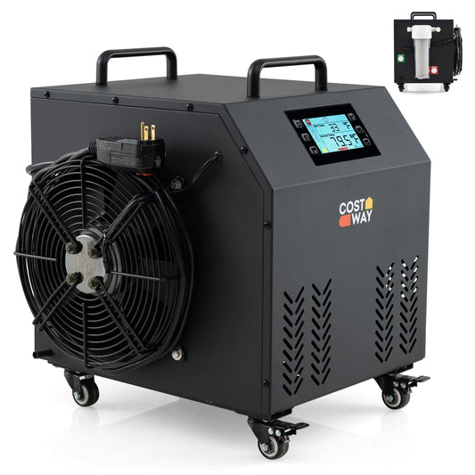 HP Ice Bath Water Chiller for Cold Plunge Tubs with Compressor-Black
