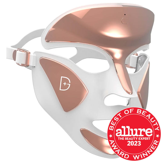 DRx SpectraLite FaceWare Pro: Advanced LED Facial Mask for Wrinkle Reduction & Acne Cleared Red & Blue Light Device